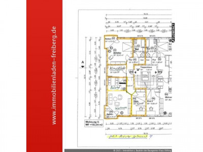 Moderne 4  Raum- ETW mit 2 Balkone, Kaminanschluss, Fahrstuhl, Hausgarten und Carport in FG