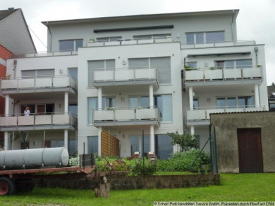 Panorameblick - Neuwertige Wohnung im Energiesparhaus in Trier-Tarforst mit herrlichem Blick