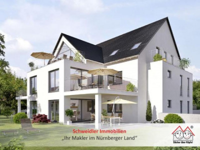 Stadtnahes Leben genießen! Gartenwohnung mit 4 Zimmern in modernem Neubau in Nürnberg-Mögeldorf