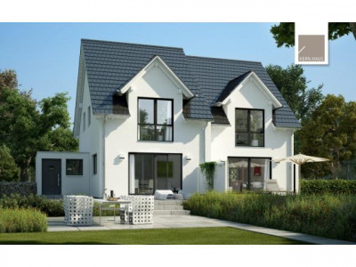 Eine Doppelhaushälfte (KfW-Effizienzhaus 70)