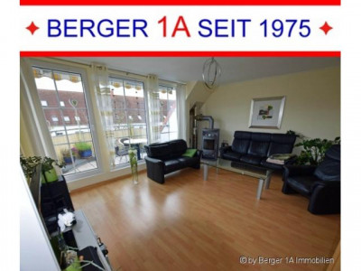 MODERNE 3,5-ZIMMER-MAISONETTE-WOHNUNG mit BALKON und sep. IDYLLISCHEM GARTENGRUNDSTÜCK