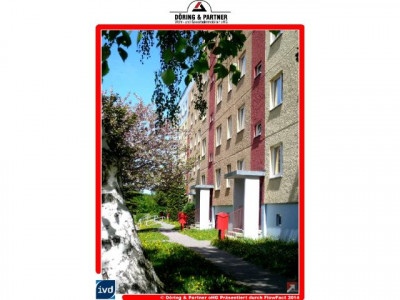 Topsanierte 1-R.-Whg. mit Balkon und Schlafnische - Nähe BA Gera !