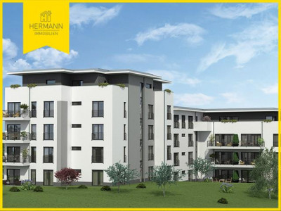 3 Zimmer-Neubau-Wohnung mit großem Wohn-Essbereich und Südbalkon