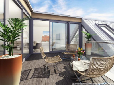 Beim Prinzregententheater - Stylische Dachgeschossrarität in Altbogenhausen