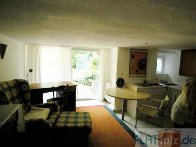 FLATmix.de/Möbliertes 1-Zimmer-Küche-Bad-App. mit GARTEN