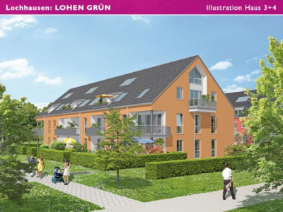 Provisionsfrei Lochhausen: Neuwertige 2-Zimmer-Eigentumswohnung mit Süd-West-Loggia, BARRIEREFREI