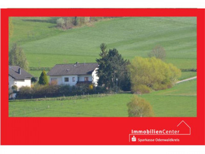 1-2 Familienhaus in Feldrandlage mit Blick über das gesamte Mümlingtal