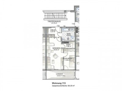Erstbezug einer Wohnung mit Loggia zum 01.10.2015
