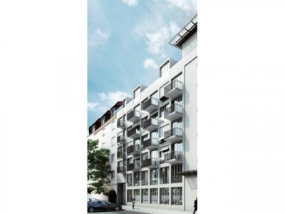 NEUBAU Bogenhausen – helle 2x Zimmerwohnung, 36m² Erstbezug Balkon Fußbodenheizung Parkett Aufzug TG