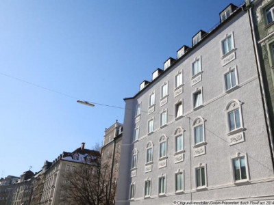 Haidhausen - Charmantes, saniertes Altbauappartment mit großem Innenhofbalkon