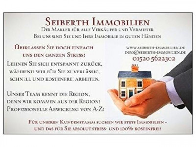 !!!Sehr schöne, ruhig gelegene EG-ETW 3 Zi/K/Bad mit Garten u. Wintergarten in kleiner Wohneinheit!!