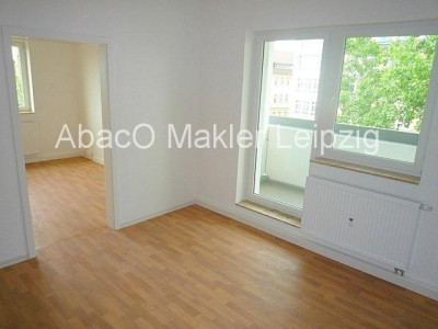 Ihre Makler in Leipzig AbacO Immobilien*Innenstadtlage*Sanierte 2 Raum WE in Hochpaterre*Balkon*Wanne*Dusche*Uninähe!ab1.8.