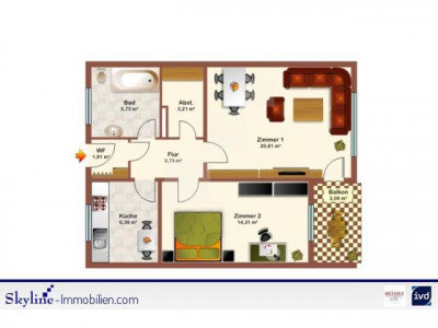 *2 ZKB-VERMIETETE KAPITALANLAGE IN NIEDERURSEL*