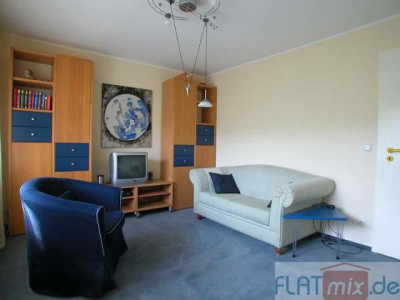 FLATmix.de/.Möblierte 2-ZKB-TERRASSEN-Wohnung im EG eines Privathauses
