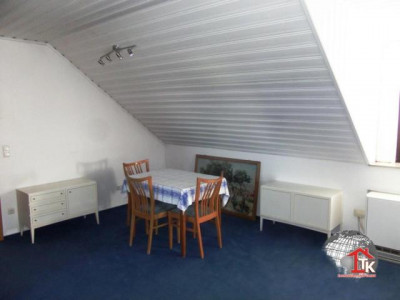 Möblierte, sonnendurchflutete 1 Zi. DG-Wohnung mit EBK in Neusitz b. Rbg.