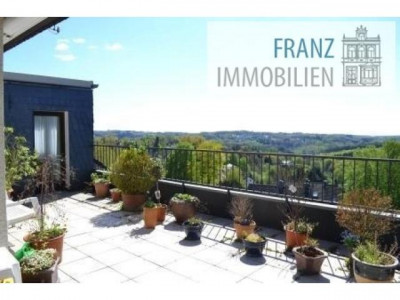 Mit Onlinebesichtigung! Penthouse mit atemberaubenden Weitblick bis nach Köln und Aufzug in die ETW!