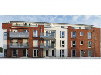 Moderne ebenerdige Gastronomiefläche.