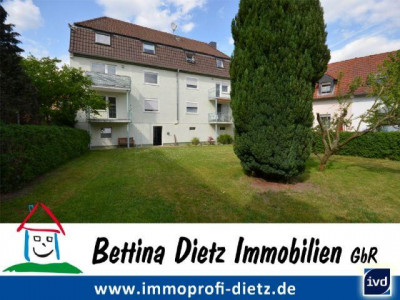 DIETZ: Provisionsfreie 3 Zimmerwohnung mit Balkon - Dachterrasse und Gartennutzung