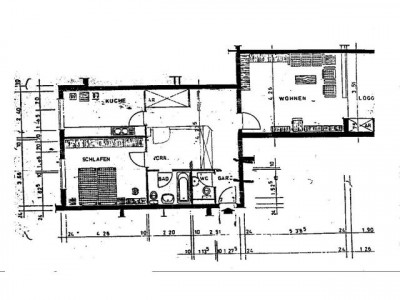 Komplett sanierte 2 Zimmerwohnung mit Süd-Loggia!