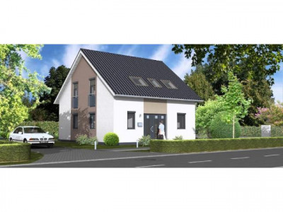 Hochwertiges Einfamilienhaus mit viel Tageslicht: 