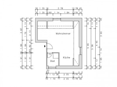 Dachgeschoß ideal für Singles