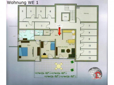 Bezugsfertig 12/2015. Top 3 Zi.-Eigentumswhg. im Souterrain mit Terr. und Carp. in Rothenburg o.d.T.