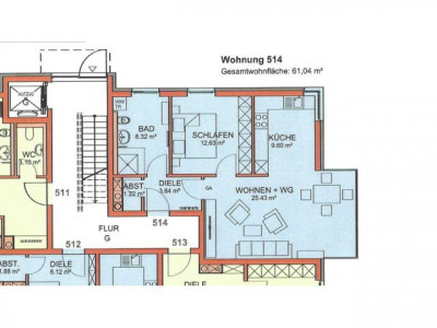 Exclusive Wohnung im 1 OG in einer Seniorenresidenz zum Mieten