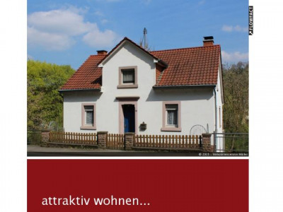 !! Gemütliches Einfamilienhaus in schöner Alleinlage an der Kyll... !! TERRASSE + GARTEN + KAMIN u.v.m.!!