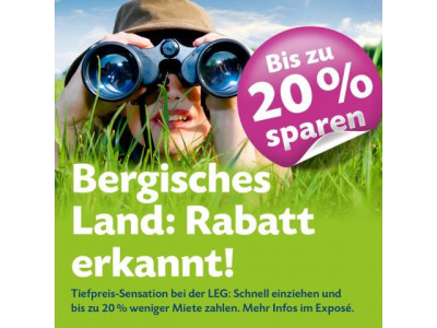 Preis-Sensation im Bergischen! Meine eigenen neuen 4 Wände!